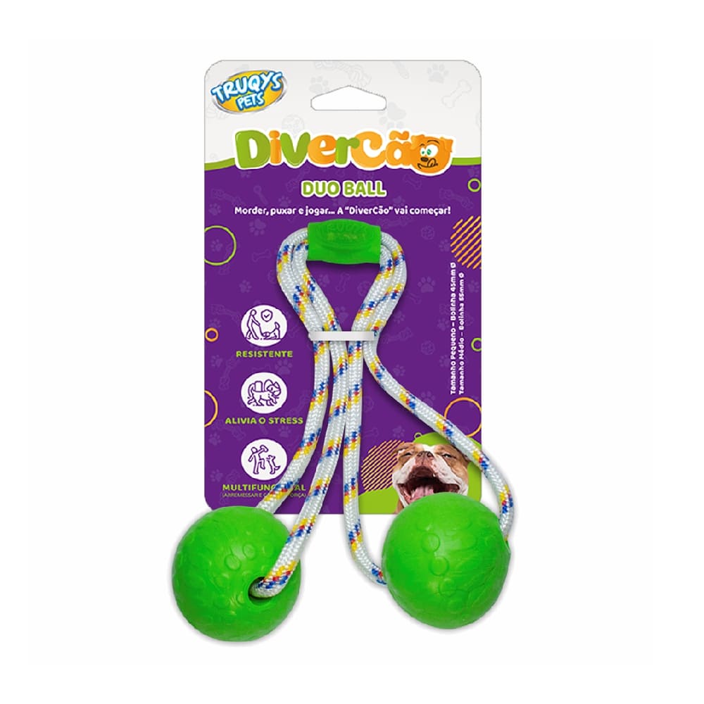 Brinquedo Duo Ball Divercão Médio