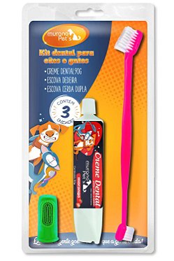 Kit Dental Creme, Escova e Dedeira